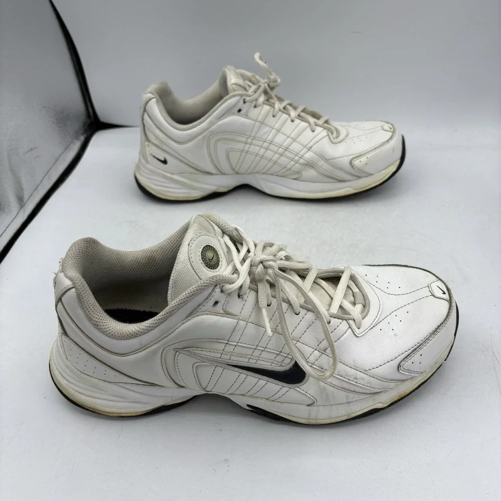 Nike Shoes‎ Mens Size 10 T Lite VIII 386769-141 White Sneakers Dad